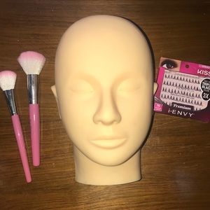 Cosmetology Makeup/Lash Practice Mannequin Head